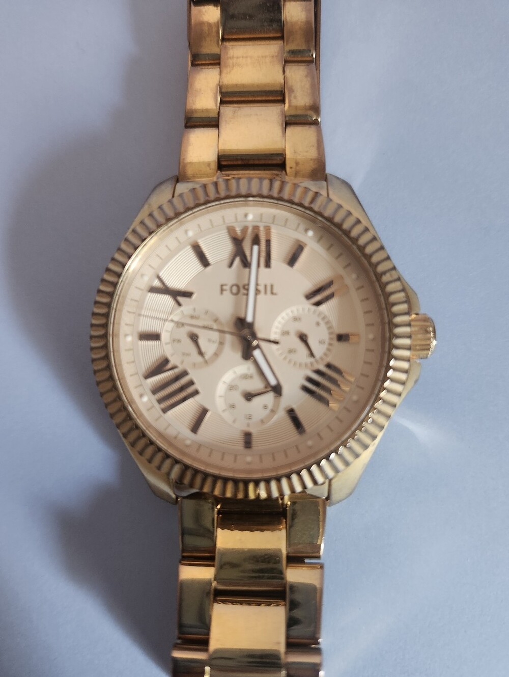 Fossil Cecile Gold-tone Stainless Steel Watch AM4569